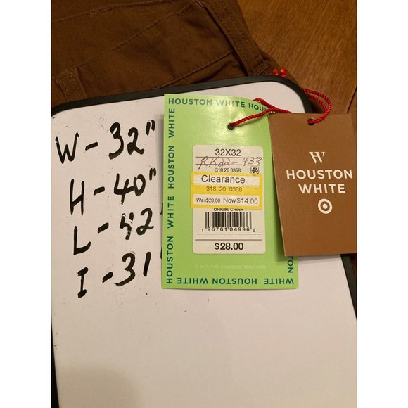 Houston White Adult Carpenter Pants - Brown 32x32 - Picture 5 of 9